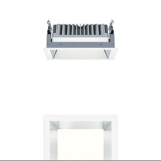 ZG LIGHTING - PANOS EVO Q190L 19W 830 LDO AL WH