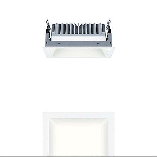 ZG LIGHTING - PANOS EVO Q190L 19W 830 LDO WH WH