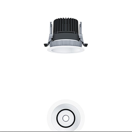 ZG LIGHTING - PANOS INF R100L 15W 930 LDO VFL-WH WH