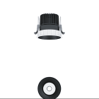 ZG LIGHTING - PANOS INF R100L 15W 940 LDO FL-BK TL