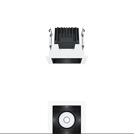 ZG LIGHTING - PANOS INF Q100L 15W 930 LDO SP-BK WH