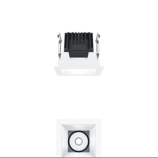 ZG LIGHTING - PANOS INF Q100L 15W 930 LDO FL-WH WH