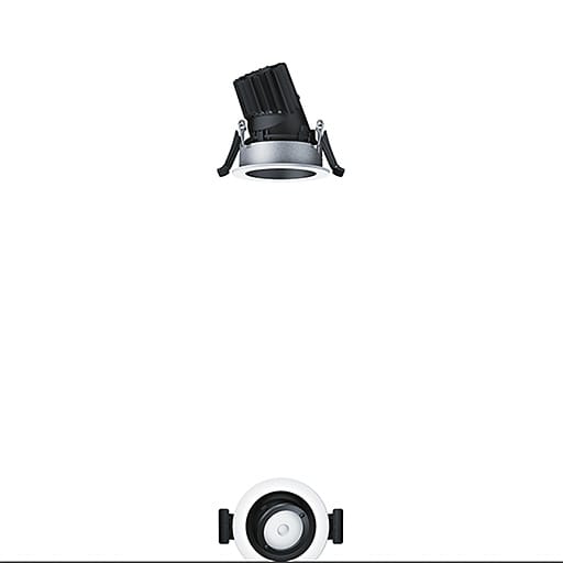 ZG LIGHTING - PANOS INF R68V 10W 940 LDO SP-BK WH