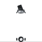 ZG LIGHTING - PANOS INF R68V 10W 940 LDO FL-BK WH