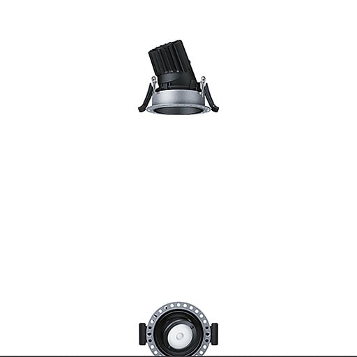 ZG LIGHTING - PANOS INF R68V 10W 930 LDO FL-BK TL