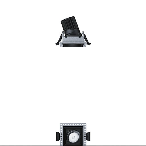 ZG LIGHTING - PANOS INF Q68V 10W 930 LDO SP-BK TL