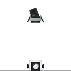 ZG LIGHTING - PANOS INF Q68V 10W 940 LDO FL-BK WH