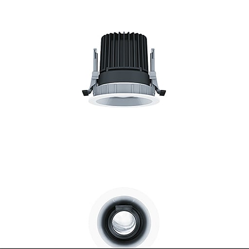 ZG LIGHTING - PANOS INF R100V 16W 940 LDO FL-SM WH