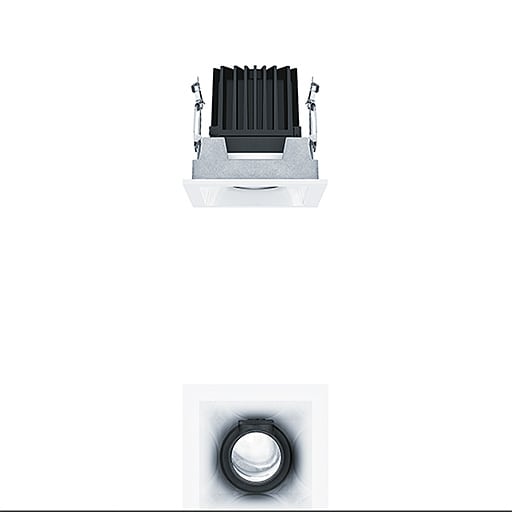 ZG LIGHTING - PANOS INF Q100V 16W 940 LDO FL-WH WH