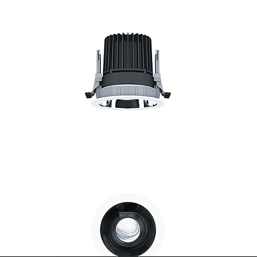 ZG LIGHTING - PANOS INF R100V 15W 930 LDO SP-AL WH