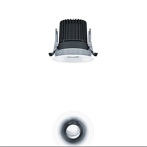 ZG LIGHTING - PANOS INF R100V 15W 930 LDO SP-WH WH