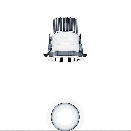 ZG LIGHTING - <P-INF R100H 1000-927 LDO AL WH