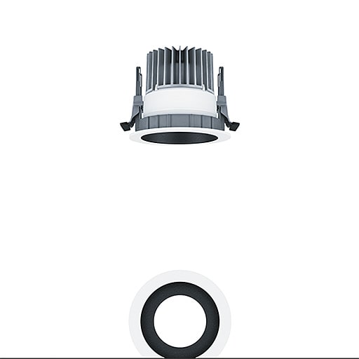 ZG LIGHTING - <P-INF R100L 1000-930 LDO BK WH