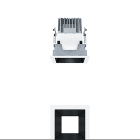 ZG LIGHTING - P-INF Q100H 500-940 LDO BK WH