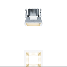 ZG LIGHTING - P-INF Q100L 1300-927 LDO GD WH
