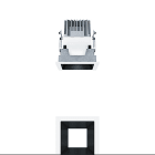 ZG LIGHTING - P-INF Q100H 750-940 LDO BK WH