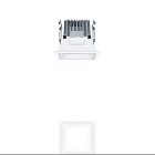 ZG LIGHTING - P-INF Q100L 1600-930 LDO WH TL