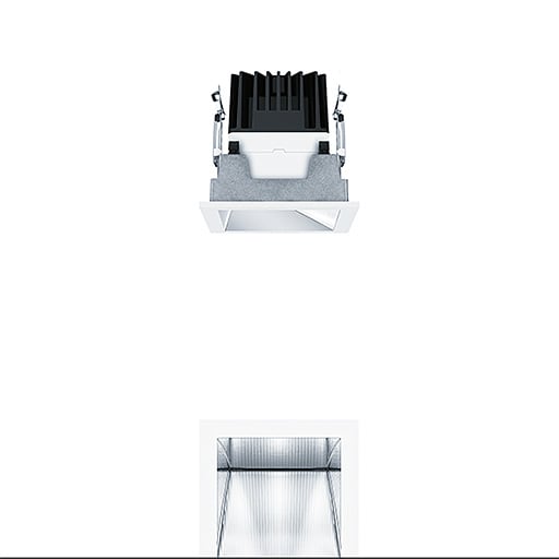ZG LIGHTING - P-INF Q100WW 1300-930 LDO AL WH