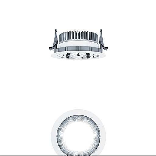 ZG LIGHTING - P-EVO R150L 3000-840 SWI FAL WH