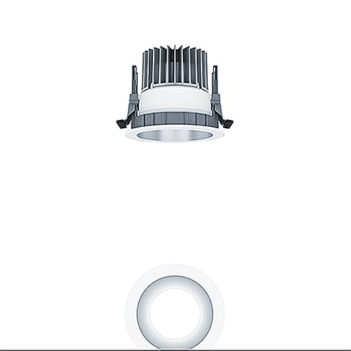 ZG LIGHTING - <PANOS EVO R100L 9W 840 LDO SM WH