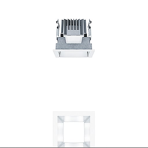 ZG LIGHTING - PANOS EVO Q100L 15W 840 LDO AL WH