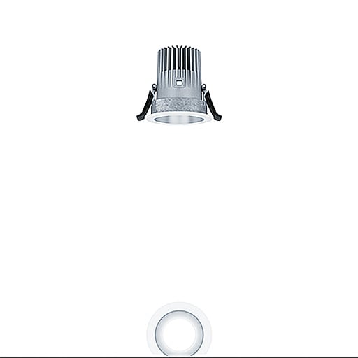 ZG LIGHTING - PANOS EVO R68 10W 840 LDO FL-SM WH