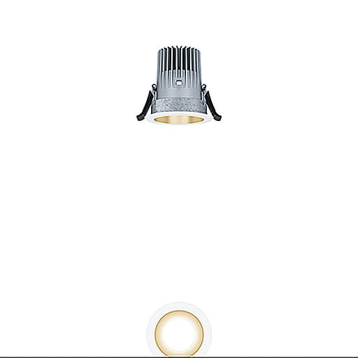 ZG LIGHTING - PANOS EVO R68 10W 840 LDO VFL-GD WH