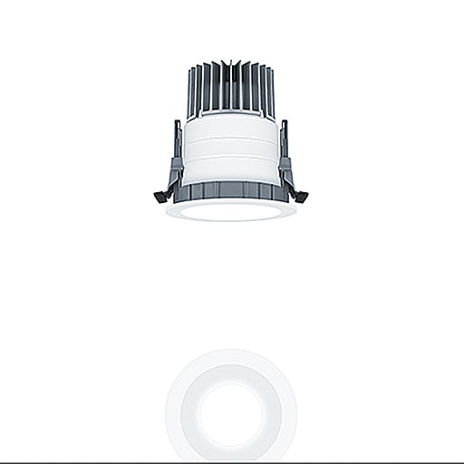 ZG LIGHTING - <PANOS EVO R100H 9W 830 LDO WH WH 62907122