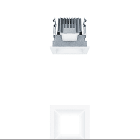 ZG LIGHTING - PANOS EVO Q100L 9W 830 LDO WH WH
