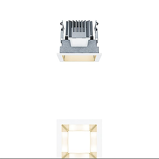 ZG LIGHTING - PANOS EVO Q100L 15W 827 LDO GD WH