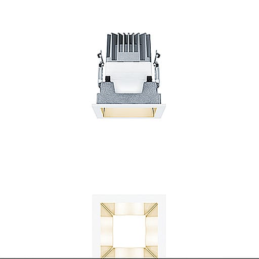 ZG LIGHTING - PANOS EVO Q100H 9W 840 LDO GD WH