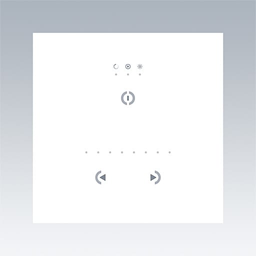 ZG LIGHTING - SENSA DMX TS CONTROLLER WHITE