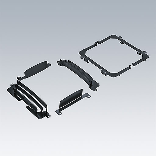 ZG LIGHTING - ISARO PRO M LOUVRE FRONT&BACK&LEFT&RIGHT