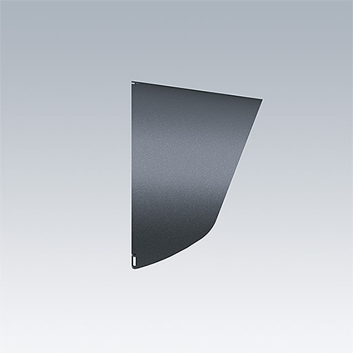 ZG LIGHTING - CONT3 12L VISOR BK