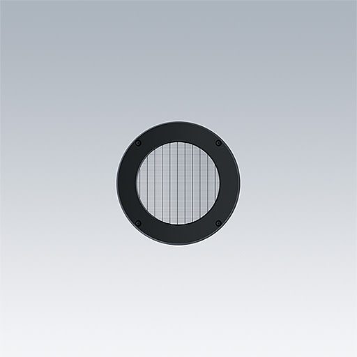 ZG LIGHTING - CONT3 12L LOUVER BK