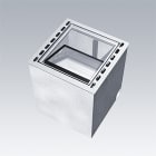 ZG LIGHTING - CONT3 12L REC BOX GL 40X40X45 5421C3S