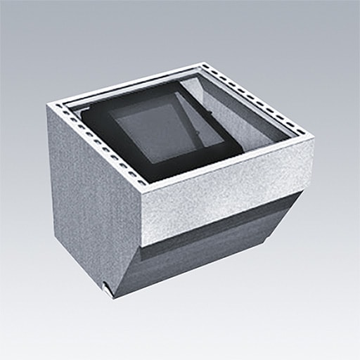 ZG LIGHTING - CONT3 36/52L REC BOX GL 65X65X54 5324C3M