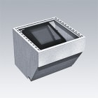 ZG LIGHTING - CONT3 36/52L REC BOX GL 65X65X54 5324C3M