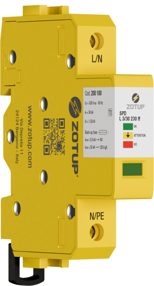 ZOTUP - L 3/30 230 FF SPD TIPO 2 IN 30 KA TT E