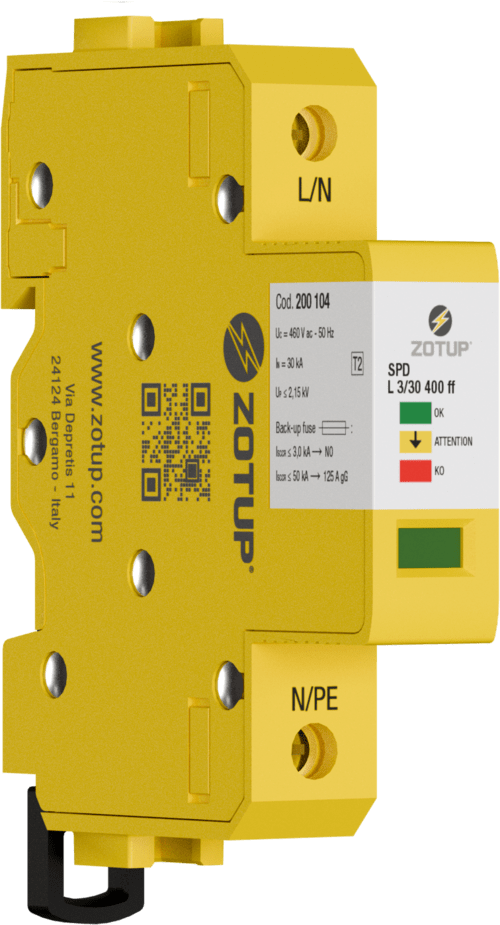 ZOTUP - L 3/30 400 FF SPD TIPO 2 IN 30 KA TT E