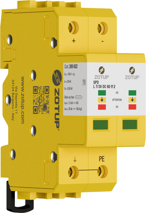 ZOTUP - L 7/30 DC 60 FF 2 SPD T2 IN 20 KA