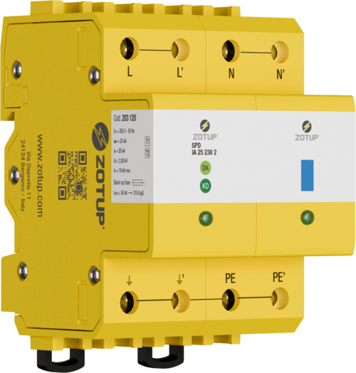 ZOTUP - IA 25 230 2 SPD T1 ET2 IIMP E IN 25 KA T