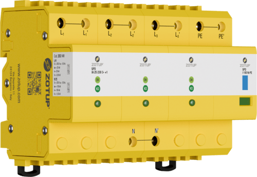 ZOTUP - IA 25 230 3+1 SPD T1 T2 IIMP E IN 25 KA