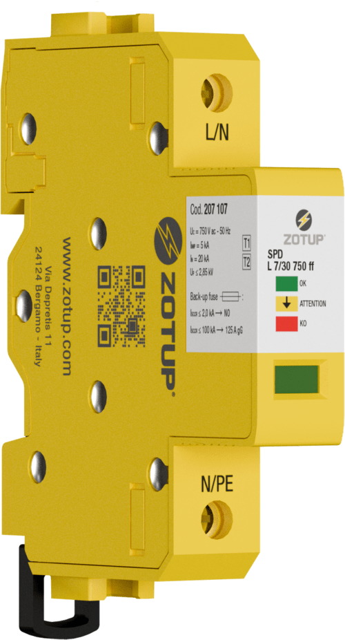 ZOTUP - L 7/30 750 FF SPD T1 E T2 IIMP 5 KA TT E 207107