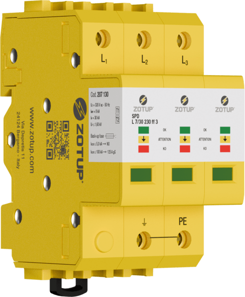 ZOTUP - L 7/30 230 FF 3 SPD T1 E T2 IIMP 8 KA TN 207130