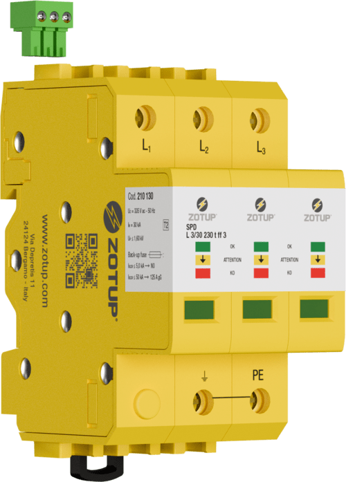 ZOTUP - L 3/30 230 T FF 3 SPD TIPO 2 IN 30 KA