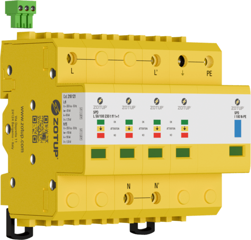 ZOTUP - L 50/100 230 T FF 1+1 SPD T1 E T2 IIMP 5