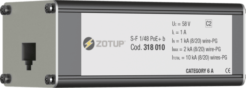 ZOTUP - S-F 1/48 POE+ B SPD PER CABLAGGIO CAT 6A 318010