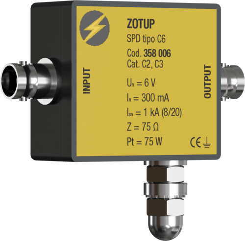 ZOTUP - C 6 SPD COAX CONNETTORE BNC 75 OHM