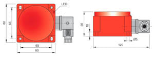 AECO - SIQ80-CE50 NPN NO+NC K